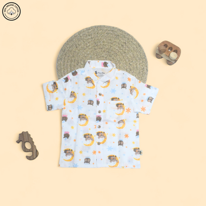 Bear & Moon Half Sleeve Co-ords Set